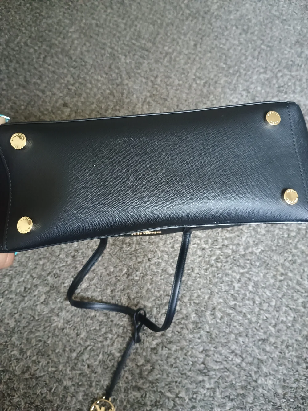 Michael Kors Black Saffiano Leather Tote Bag